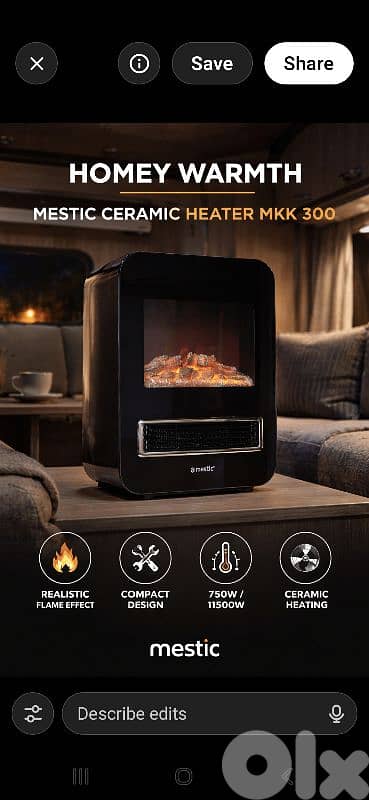 Mestic ceramic heater MKK-300/4$ deluvery