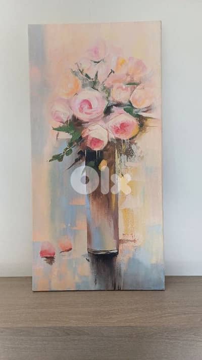 Acrylic painting-Whispers of Roses