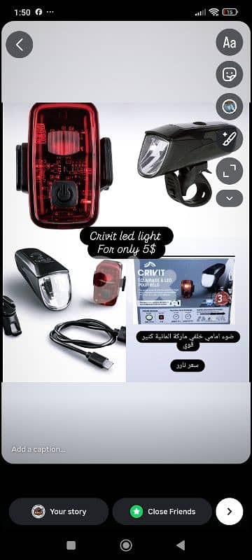 crivit led light