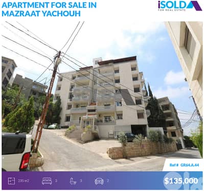 HOT DEAL, Mazraat yechouh, 212m2+garden, calm area, gated parking