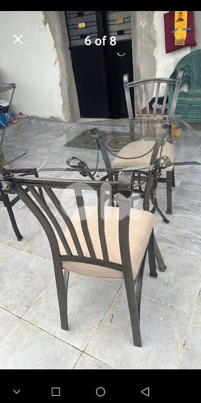 طاولة سفرة ٤ كراسي