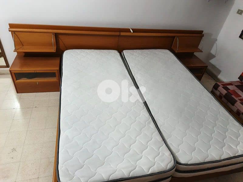 تخت مجوز مع كومنيدن 2فرش فوما ورفوف 6