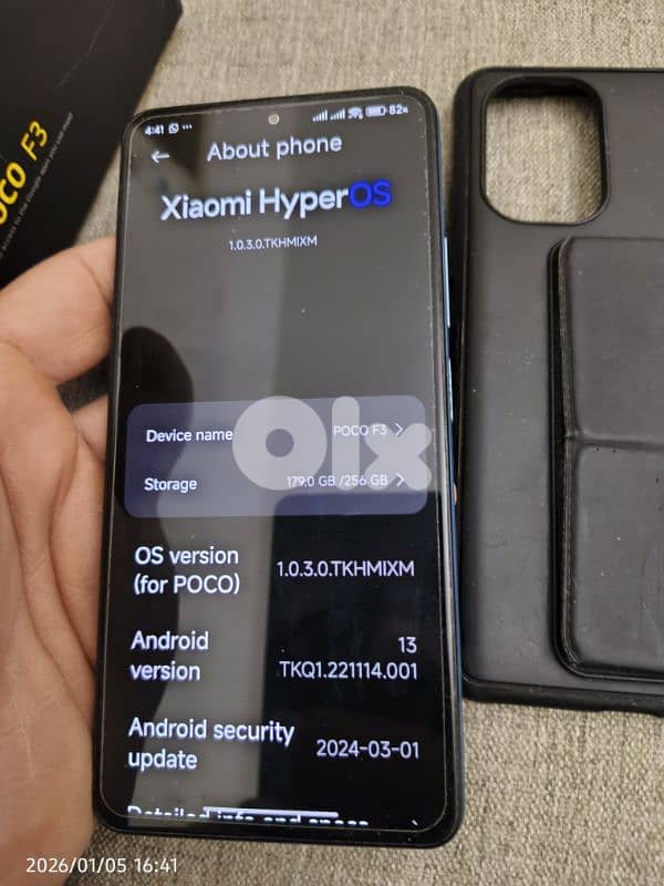 xiaomi redmi poco F3 256/8+8 ram 6