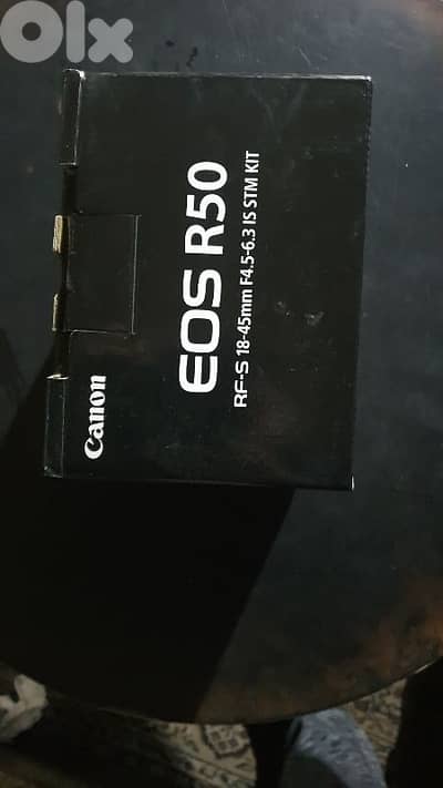 Canon R50 new in box with 2 original batteries