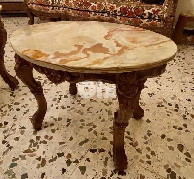 صالون فني فاخر للبيع – تحفة نادرة شغل إيد قديم 2