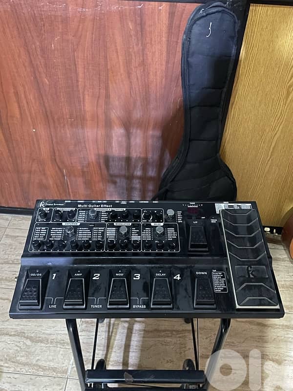 Electric Guitar, Amp, Padel system 8