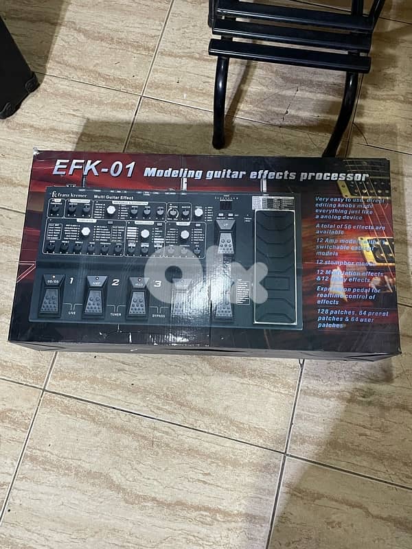 Electric Guitar, Amp, Padel system 10