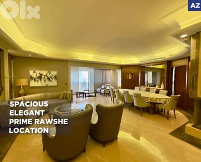 320 sqm Furnished Apartment for rent in Beirut Rawshe ! REF#AZ130973 !