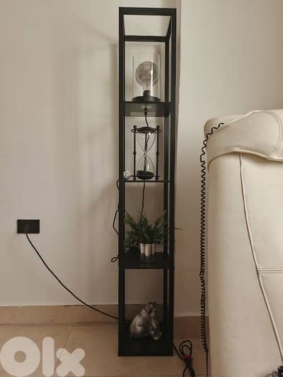 shelves floor lamp