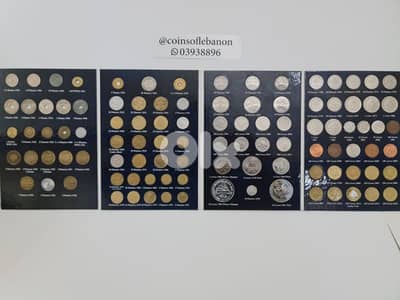 lebanese coins album authentic