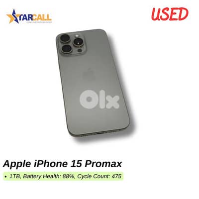 Used Apple iPhone 15 Promax