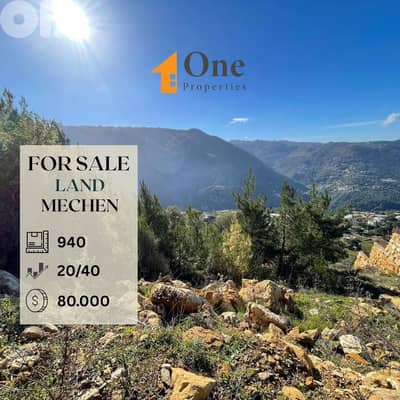 LAND FOR SALE IN MECHEN JBEIL