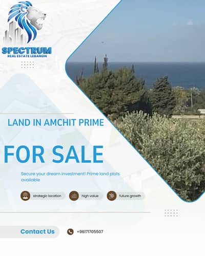 SEA VIEW LAND FOR SALE IN AMCHIT PRIME, ZONE 30/90, (JB-394)