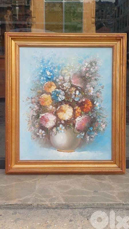 لوحة رسم زيتي اوروبية 2