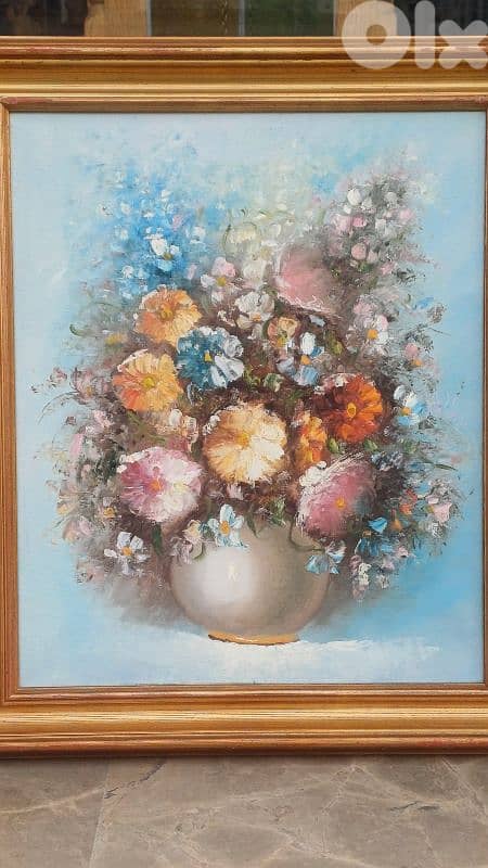 لوحة رسم زيتي اوروبية 3