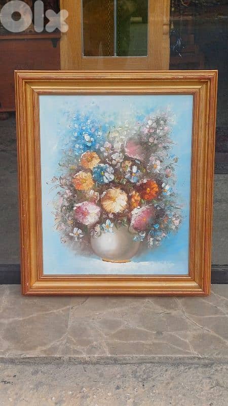 لوحة رسم زيتي اوروبية 6