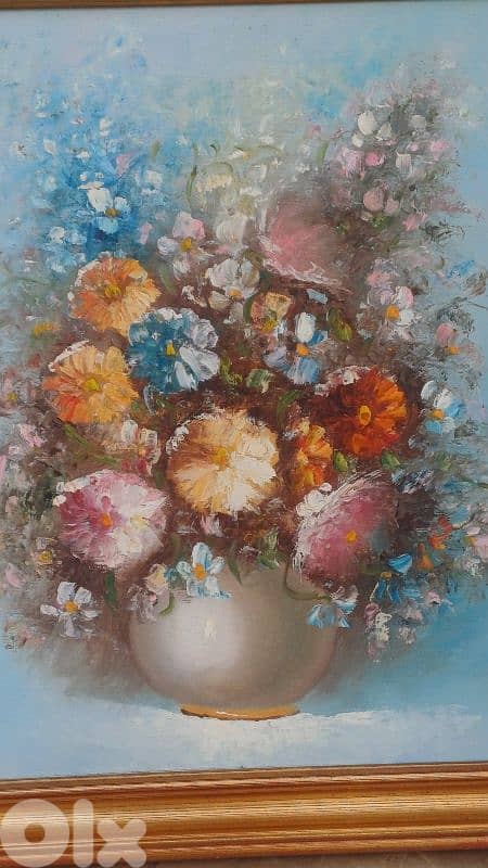 لوحة رسم زيتي اوروبية 7