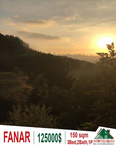 150 sqm Apartment For Sale in Fanar (فنار)