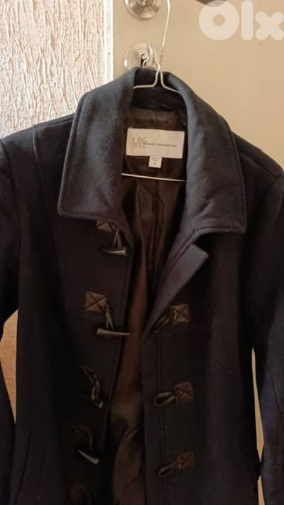 french connection navy blue coat