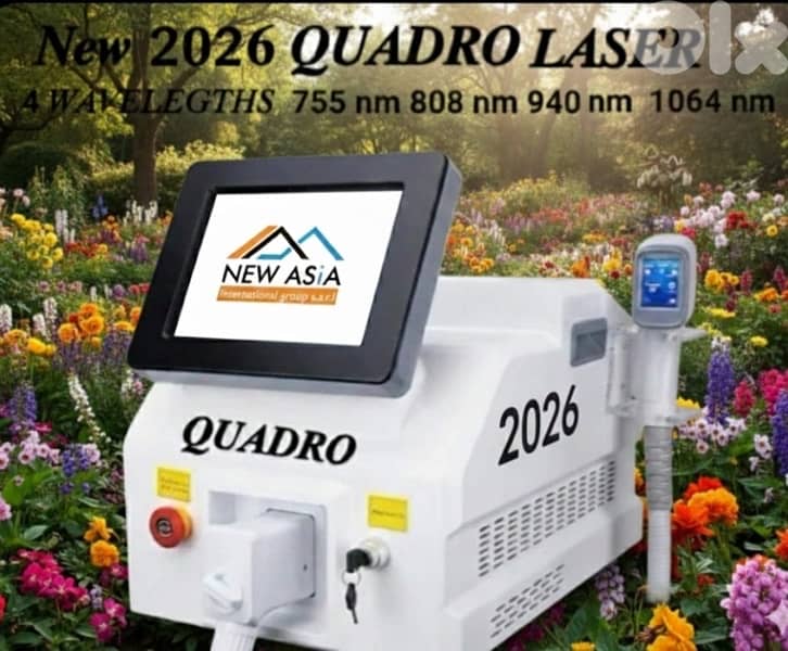 Quattro hair removal machine 2026 for rent للاجار 2