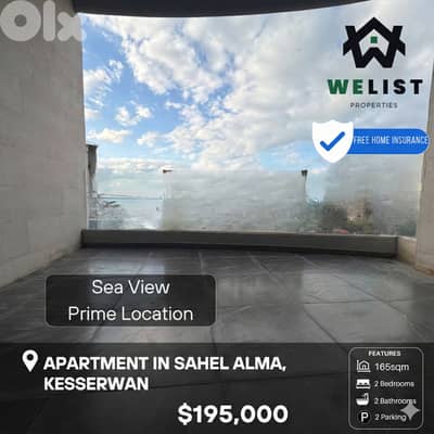 Apartment for sale in Sahel Alma شقة للبيع في ساحل علما