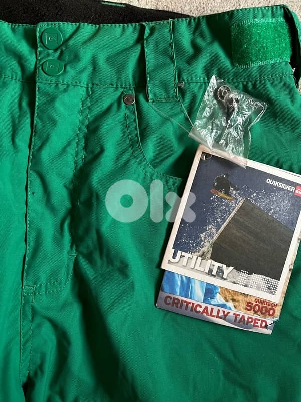 QUIKSILVER ski pant original in tag 3