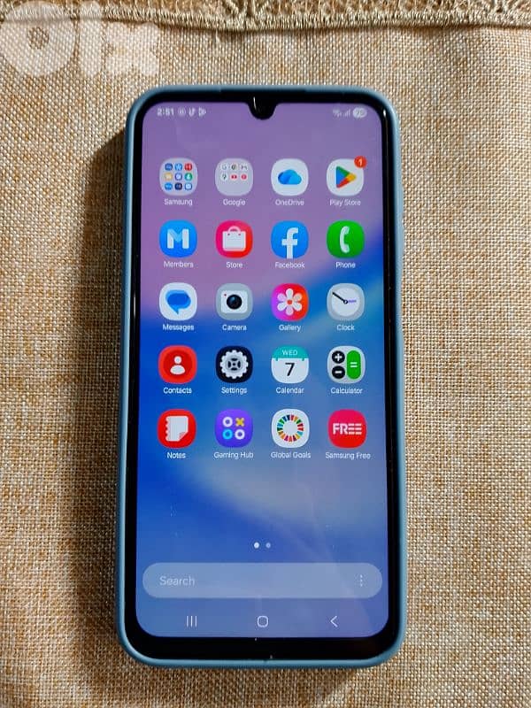 تلفون ماركة Samsung A15 معو تنين 2 كفرات مستعمل نضيف السعر 100$ 3