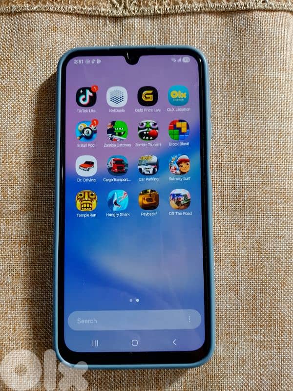 تلفون ماركة Samsung A15 معو تنين 2 كفرات مستعمل نضيف السعر 100$ 4