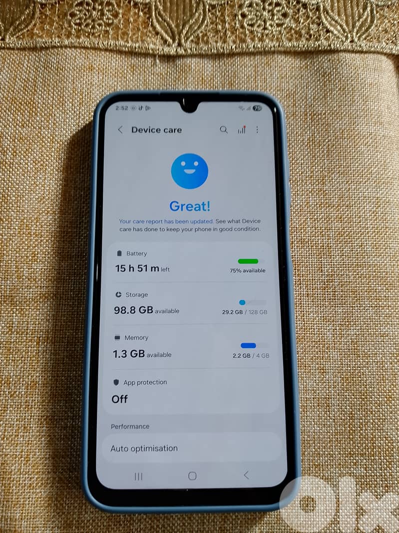 تلفون ماركة Samsung A15 معو تنين 2 كفرات مستعمل نضيف السعر 100$ 6