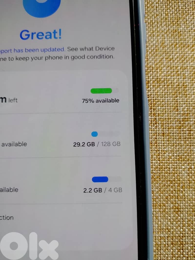 تلفون ماركة Samsung A15 معو تنين 2 كفرات مستعمل نضيف السعر 100$ 7