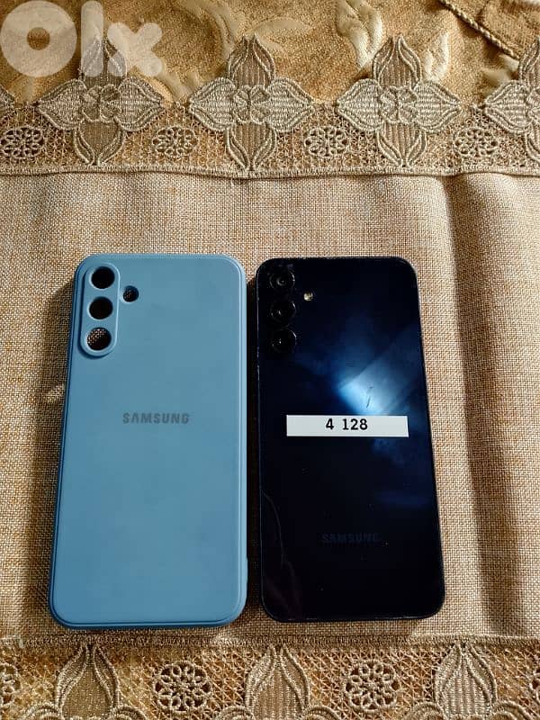 تلفون ماركة Samsung A15 معو تنين 2 كفرات مستعمل نضيف السعر 100$ 15