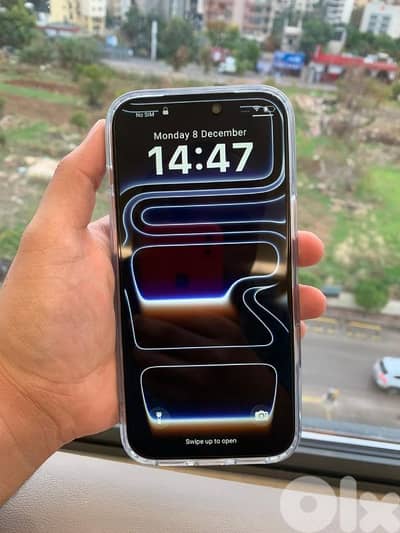 تلفون ماركة أيفون 17promax معو أغراضو ول علبة شبه جديد السعر 200$