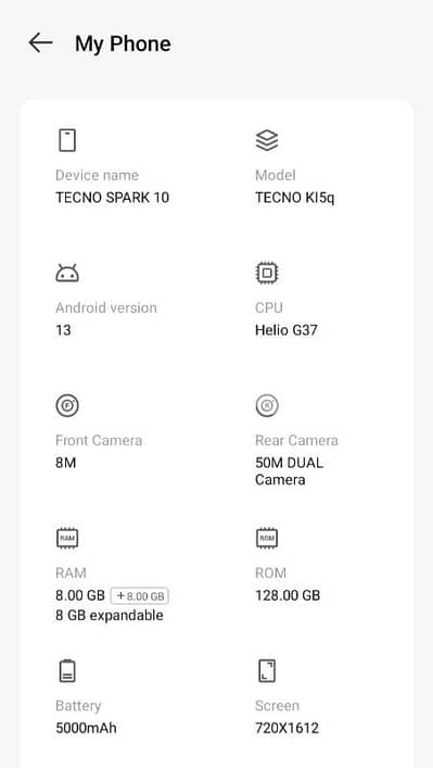 tecno spark 10