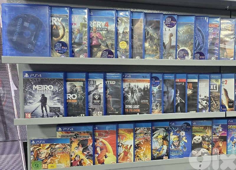 Ps4 used games trade or cash starting 10$ 2