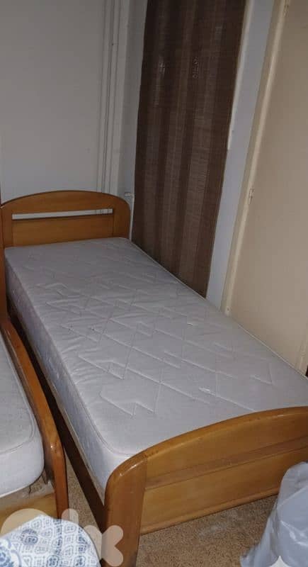 Bedroom closet & cabinets & bed 2