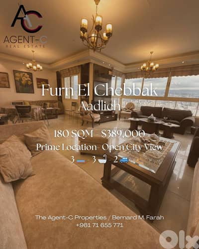 Apartment for sale a tFurn El Chebbak شقة للبيع في فرن الشباك