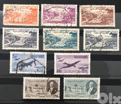 Lebanon stamps used