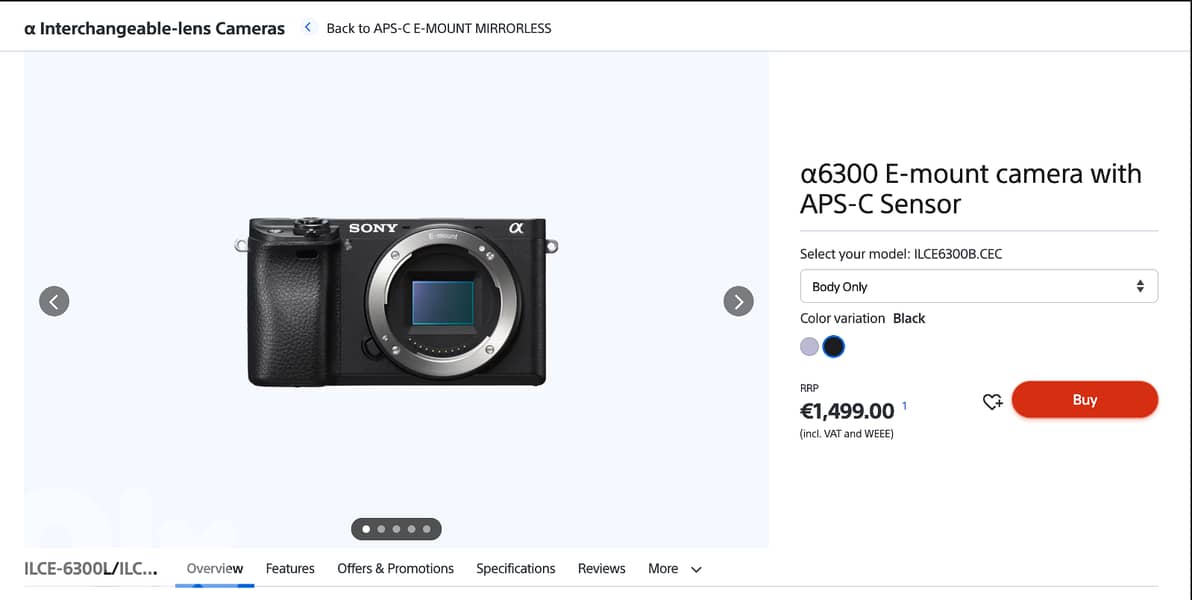 Camera bundle: Sony A6300_2 x lense (Zeiss+Sony) + Rode Microphone pro 2