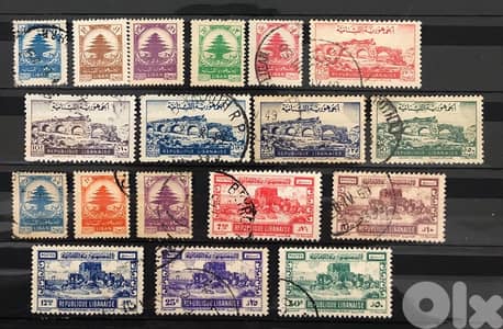 Lebanon old stamps