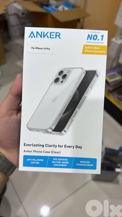 Anker clear phone case iphone 16 pro