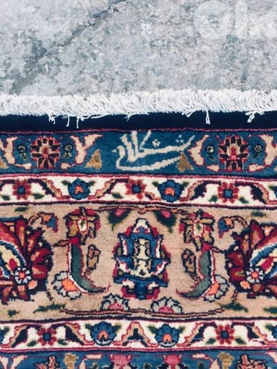 سجاد عجمي. 378/302. Persian Carpet. Hand made. Tapis