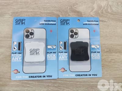 Grip stik & stand for mobile phone
