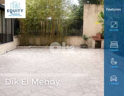 250 SQM Apartment With 80 Terrace For Sale In Dik El Mehdy #CK1330