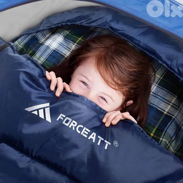 Forceatt Sleeping Bag 3~4 Seasons, -5°C Flannel and 20°C Polyester 5
