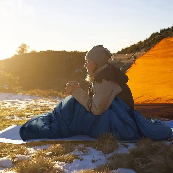 Forceatt Sleeping Bag 3~4 Seasons, -5°C Flannel and 20°C Polyester 6