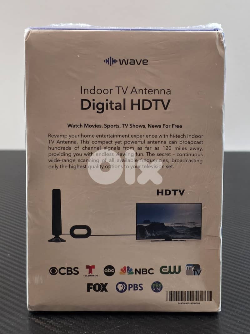 Digital HDTV Indoor Antenna – 4K Ultra HD / 1080p Full HD 1