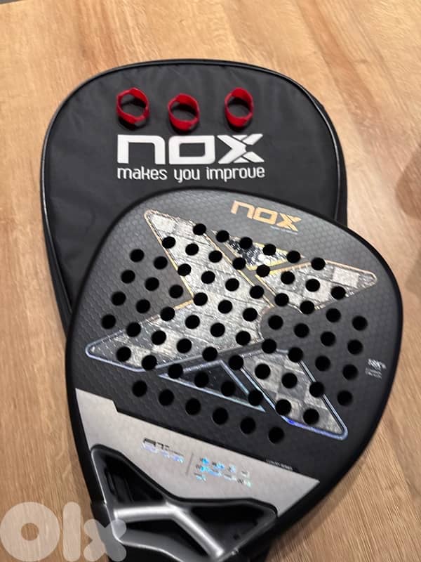 NOX AT Attack 18K – Luxury Series Padel Racket 3
