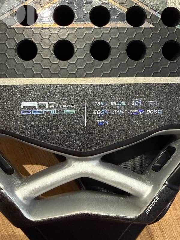 NOX AT Attack 18K – Luxury Series Padel Racket 5