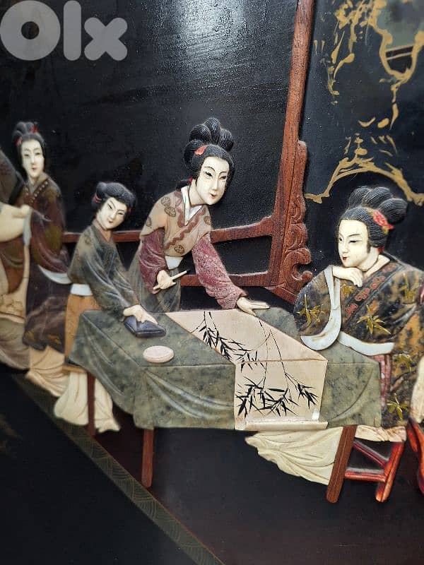 برفان صيني انتيك مرصع بالاحجار الكريمة انتيك من الروائع 4