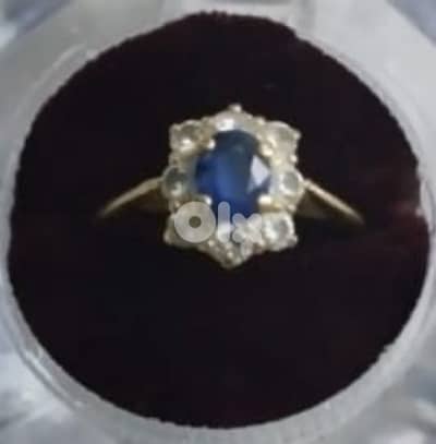 Diamond & Saphir ring